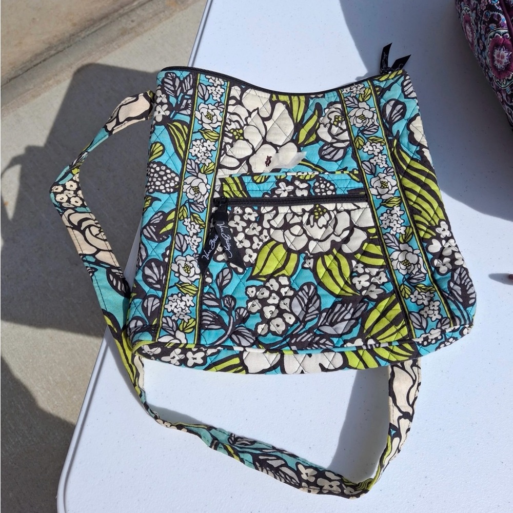 Vera Bradley Island Blooms Hipster Crossbody Purse